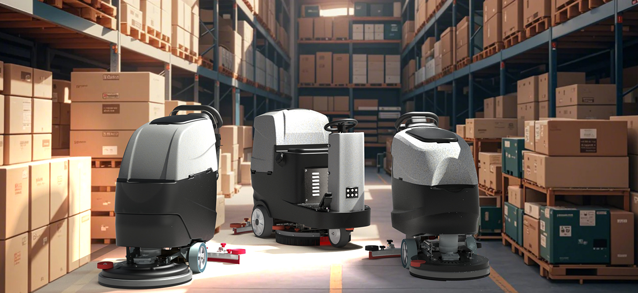 Commercial Floor scrubber